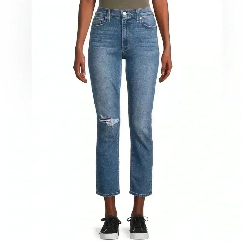 Hudson Blair High Rise Bootcut Crop Denim Jeans Size 24 NWOT